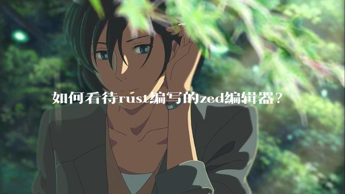 如何看待rust编写的zed编辑器？